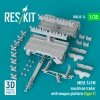 RESKIT RSK35-0014 MHU-141M munitions trailer with weapon platform (type 1) (3D Printed model kit) (1/35)